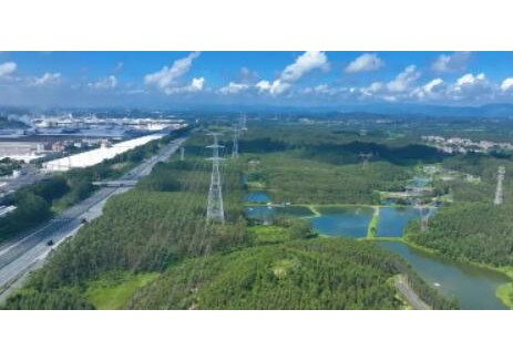 廣東江門輸變電公司承建的500千伏珠西南點(diǎn)對(duì)網(wǎng)送電通道改造工程（江門段）全線貫通