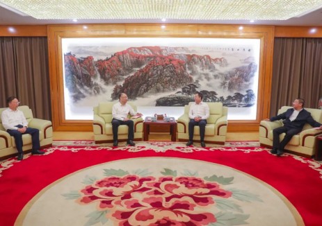 共同探索在大型新能源基地配套技术等领域合作！蒲培文会见南瑞集团党委书记、<em>董事长</em>郑宗强