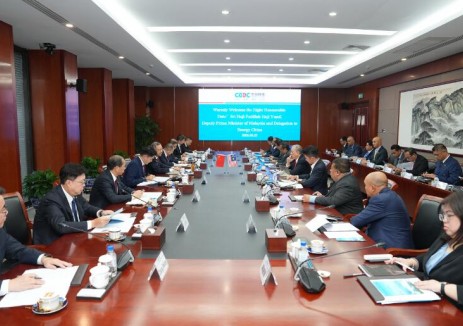 倪真与马来西亚副总理兼能源及水务转型部部长法迪拉·优素福会谈