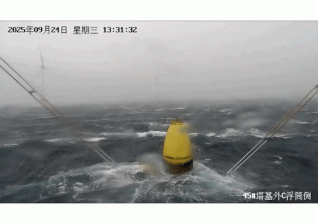 直面超强台风“桦加沙”！明阳超1300台海上风机通过考验