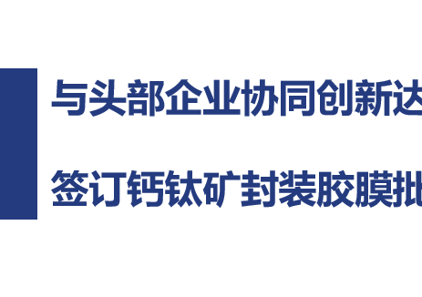 简讯丨赛伍技术与国内头部光伏企业达成钙钛矿<em>光伏材料</em>战略合作 加速技术产业化进程