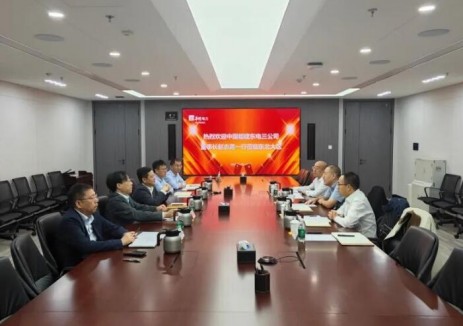 中国能建东电三公司党委书记、董事长赵志勇一行拜访华润电力投资有限公司东北分公司总经理左俊杰