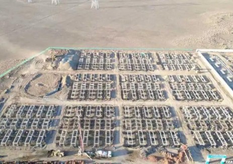中建八局西南公司首个风电储能系统项目<em>设备</em>基础顺利浇筑完成