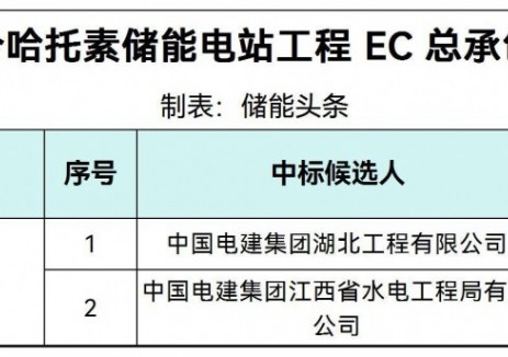 中标 | 青海省德令哈托素储能<em>电站</em>工程EC总承包中标候选人公示