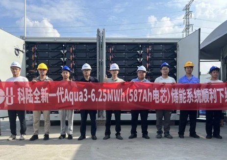科陆全新一代Aqua C3.0储能系统下线