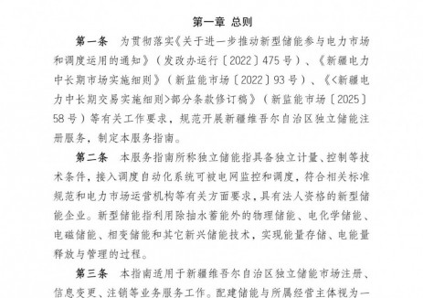 配建儲能可轉(zhuǎn)為獨立儲能！新疆獨立儲能注冊<em>指南</em>發(fā)布！