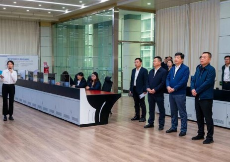 国家矿山安全监察局山东局党组成员、副局长井健来兖矿能源调研指导工作