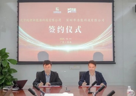 浩能科技与北京纯锂新能源签署固态电池设备购销协议！