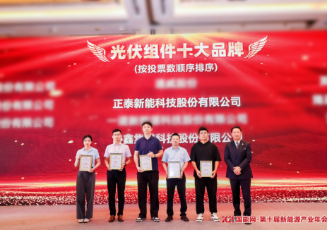 斬獲“光伏組件十大品牌”殊榮！正泰新能閃耀2025第十屆<em>光伏產(chǎn)業(yè)</em>大會