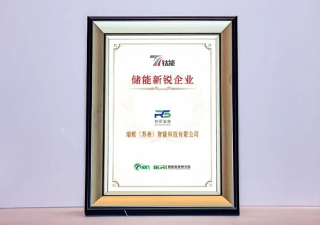 再获殊荣 | 瑞熙智能荣膺年度“储能新锐企业”奖!