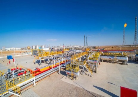 <em>中油</em>工程建設(shè)公司（CPECC）承建的土庫曼斯坦巴格德雷合同區(qū)B區(qū)中部氣田增壓工程順利投產(chǎn)