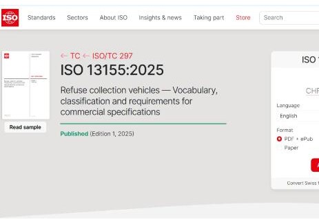 盈峰環(huán)境主導！首個由中國企業(yè)牽頭編制的環(huán)衛(wèi)裝備ISO國際標準<em>正式</em>發(fā)布！