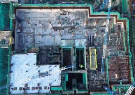 邁入新階段！<em>漳州核電</em>4號機(jī)組常規(guī)島首塊零米板成功澆筑