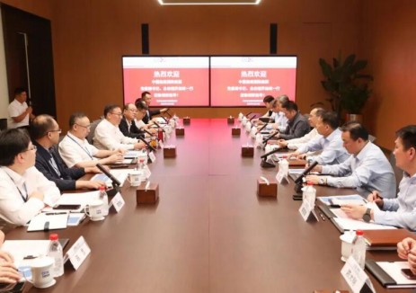 乔旭斌会见中国能建华东院党委书记、董事长周毅