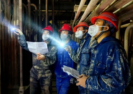 陕煤运电1号机组检修攻坚按下“加速键”