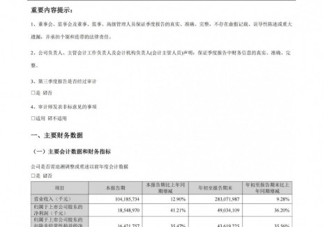 宁德时代2025年三季度营收1042亿元