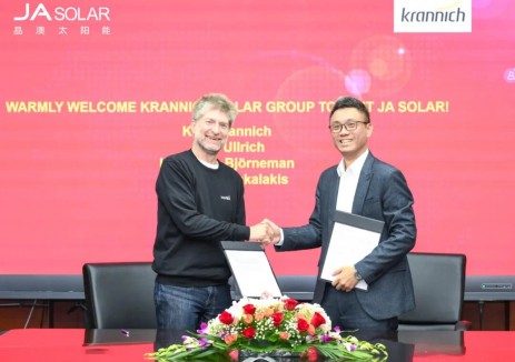 <em>晶澳科技</em>與Krannich Solar GmbH & Co. KG簽署合作備忘錄