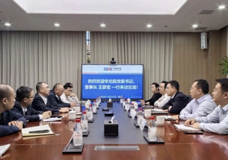 围绕新能源开发，王彦宏一行拜访中能建新疆能源发展有限公司党委书记、董事张军