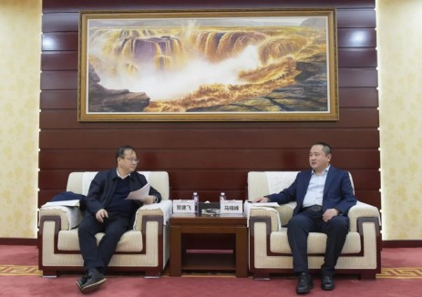 涉及产学研合作！马晓峰与中国大连高级经理学院党委副书记、纪委书记贺建飞会谈