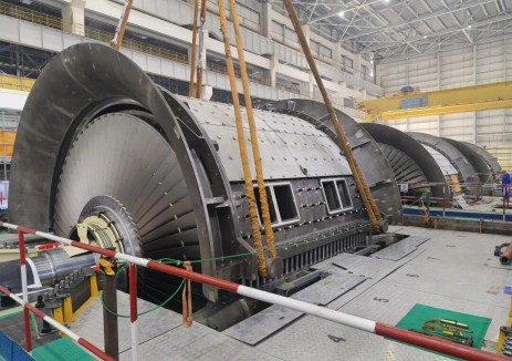 田灣<em>核電站</em>8號機組汽輪機扣缸順利完成