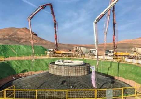 哈密能源公司十三间房100万千瓦风光储一体化项目完成全部风机基础浇筑