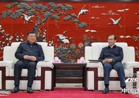 中國鐵建戴和根與<em>中國華電</em>黨組書記、董事長江毅舉行會談
