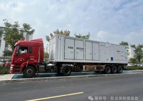 卧龙英耐德国产兆瓦级AEM NEXUS1000制氢设备奔赴意大利