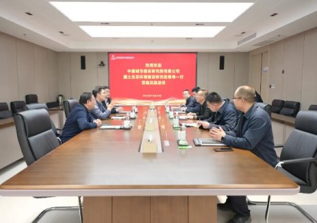 中国城市建设研究院有限公司国土生态环境建设研究院到访山西低碳环保集团开展交流座谈