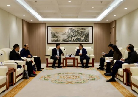 李远飞与中电工程新能源公司党委副书记、总经理王永吉座谈交流