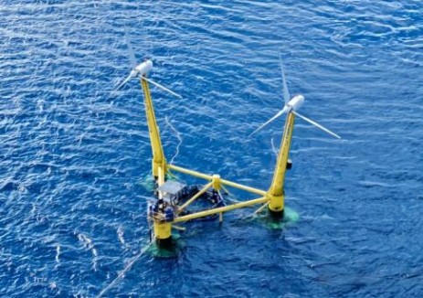 ?興藍(lán)風(fēng)電海外子公司核心技術(shù)助力全球<em>首座</em>雙體浮式風(fēng)電平臺成功部署