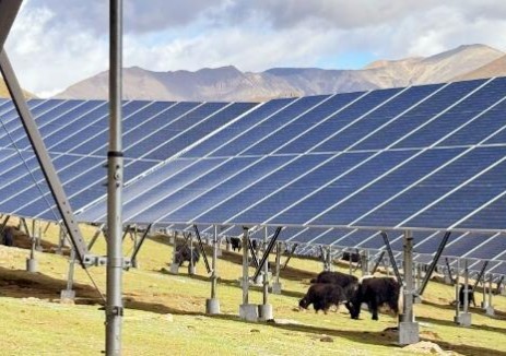 西藏拉薩20萬千瓦牧光互補<em>光伏發(fā)電</em>項目并網發(fā)電
