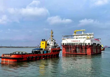 全國<em>首座</em>半潛式風(fēng)光漁一體化海洋牧場項(xiàng)目竣工