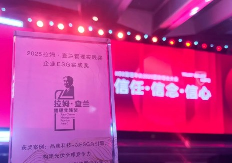 硬核認(rèn)證！<em>晶澳科技</em>摘得《哈佛商業(yè)評(píng)論》拉姆·查蘭管理實(shí)踐獎(jiǎng)