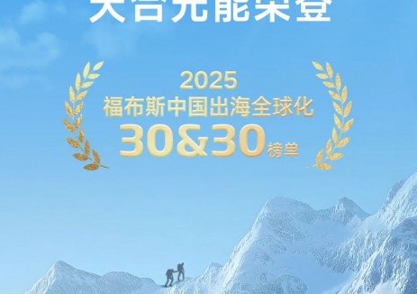 <em>天合光能</em>海外光儲業(yè)務(wù)持續(xù)發(fā)力，榮獲福布斯認可