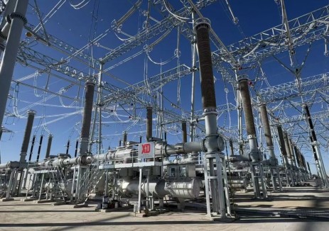 西开电气锡西二项目550kV/252kV HGIS设备现场耐压及局放试验一次性顺利通过