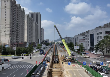 中国节能环保集团节能科技公司庄河市热电联产长输供热项目投入运行