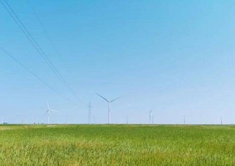 大安风光制绿氢合成氨一体化示范项目配套风电项目全容量并网发电