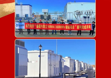 内蒙古乌兰察布盛德项目首批并网成功，国内最大氢储能示范项目开启崭新征程