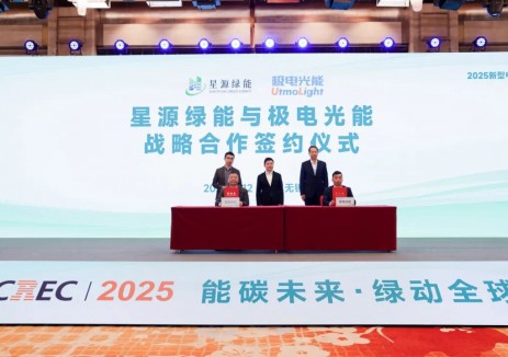 6.7MW钙钛矿项目！极电光能与能源集团签署战略合作协议