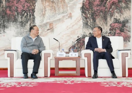 中国能建总经理倪真与宁德时代董事长<em>曾毓群</em>会谈