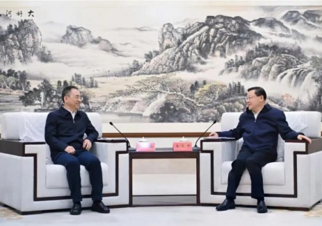 鄒磊拜會(huì)內(nèi)蒙古自治區(qū)黨委書記王偉中、自治區(qū)人民政府<em>主席</em>包鋼，深化氫能等領(lǐng)域合作