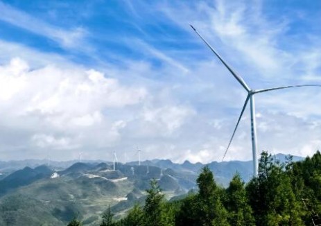 贵州水城区老虎梁子风电场项目全容量并网发电