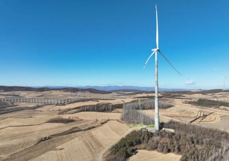 風領(lǐng)新能源185米依蘭<em>項目</em>順利吊裝完成