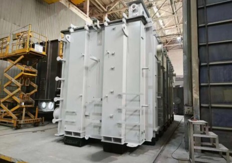 阳江三山岛五、六海上风电场升压站主变项目油箱顺利完工