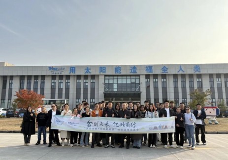 常州亿合新能源集团探访天合光能淮安基地,鉴天合740W硬实力,共赋光储新能