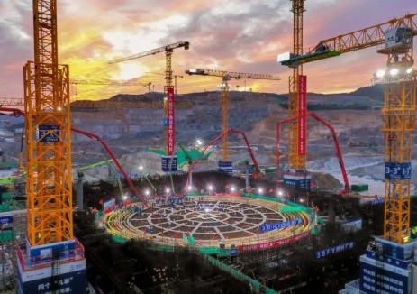 三澳核电项目3号机组核岛顺利浇筑第一罐混凝土