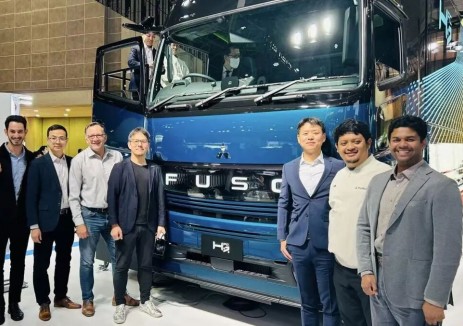 搭载亿华通全新260kW液氢燃料电池系统，三菱扶桑液氢重卡H2FC震撼登陆2025东京车展