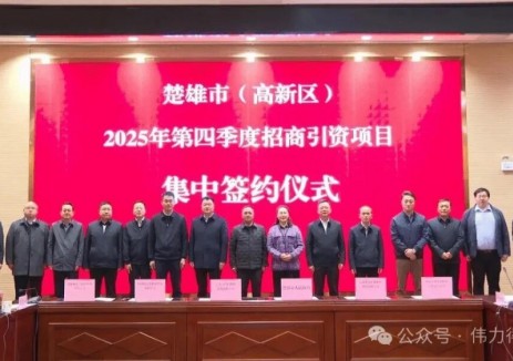 伟力得与云南楚雄州签订GW级全钒液流电池储能智能制造全产业链基地投资合作协议