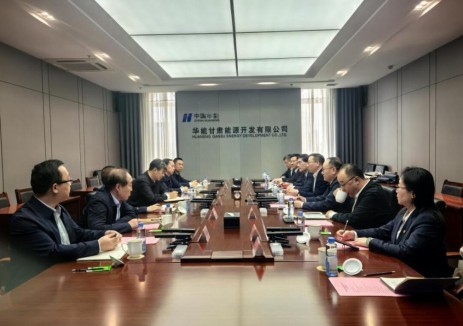 中国能建中电工程华东院拜会华能甘肃公司！推动绿电制氢氨醇油等领域合作