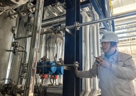 中能建松原氢能产业园（绿色氢氨醇一体化）项目全力冲刺投产目标